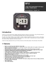 MGL Avionics GF-2 Operating Manual preview