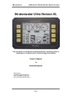 MGL Avionics Stratomaster Series Owner'S Manual предпросмотр