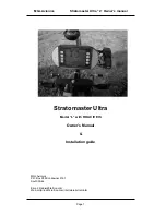 MGL Avionics Stratomaster Ultra L Owner'S Manual & Installation Manual preview