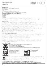 Preview for 2 page of MGL LICHT Spot G100 Mounting Instruction