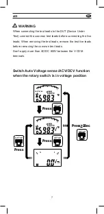 Предварительный просмотр 7 страницы Mgl APPA 603 User Manual