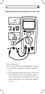 Предварительный просмотр 8 страницы Mgl APPA 603 User Manual