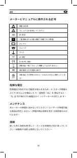 Preview for 58 page of Mgl APPA 603 User Manual