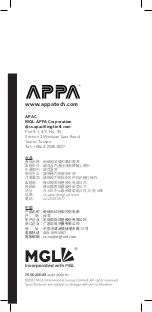 Preview for 94 page of Mgl APPA 603 User Manual