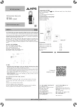 Preview for 2 page of Mgl KPS-TLP100 Instruction Manual