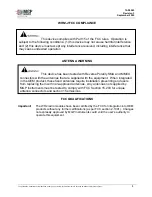 Preview for 3 page of MGP WRM2 Operating Manual