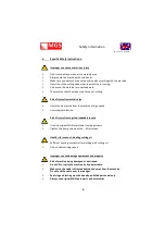 Предварительный просмотр 6 страницы MGS HBM 15 Operating Manual