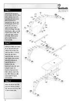 Preview for 7 page of MH Men'sHealth Active+ Assembly & User Instructions