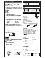 Preview for 1 page of MHC Medical Products SureLife Clearwave II User Manual