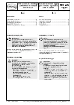 Предварительный просмотр 5 страницы MHG Heating MH 220 Assembly Note