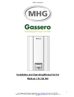 Предварительный просмотр 1 страницы MHG Heating Wallcon 115 Installation And Operating Manual