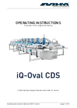 MHM iQ-Oval CDS Operating Instructions Manual preview