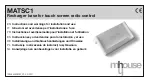 Mhouse MATSC1 Instructions And Warnings For Installation And Use preview