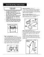 MHP GJK 36 Series Assembly Instructions preview