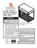 Preview for 1 page of MHSC 36LCFL Installation And Operating Instructions Manual