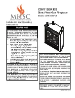 MHSC CDVR36NV7CE Installation And Operating Instructions Manual preview