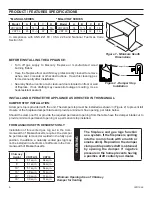 Preview for 6 page of MHSC VDY24/18D2A Installation And Operating Instructions Manual