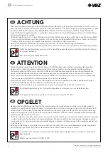 Preview for 2 page of MHZ 11-8110 Installation And Operation Instruction Manual