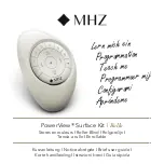 Preview for 1 page of MHZ PowerView Rollo Surface Kit Brief User'S Manual