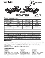 MI DRONES AIR FIGHTER Manual preview