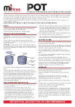 Preview for 1 page of Mi-Fires 153-MI-FPS Product Information And Safety Instructions