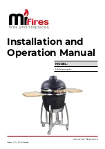 Mi-Fires Mi-Kamado Installation And Operation Manual preview