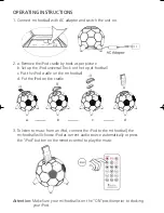 Предварительный просмотр 4 страницы Mi-Football Docking Station User Manual