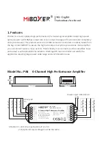 Mi-Light MiBOXER PA4 Instructions preview