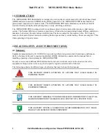 Предварительный просмотр 9 страницы Mi Swaco MONGOOSE PRO Installation And Operation Manual