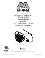 Mi-T-M CWC DIESEL Series Operator'S Manual preview