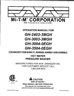 Mi-T-M GH-2403-3MGH Operation Manual предпросмотр