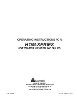 Mi-T-M HOM-SERIES Operating Instructions Manual preview