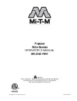 Mi-T-M MH-0042-PM11 Operator'S Manual preview