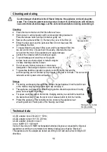 Предварительный просмотр 16 страницы MIA AS 1564 Manual