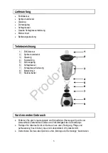 Preview for 5 page of MIA BL 7582 Instruction Manual