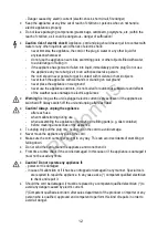 Предварительный просмотр 12 страницы MIA BS 5562 Manual