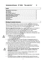 Preview for 2 page of MIA CF 1225A Manual