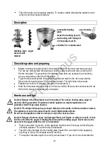 Preview for 10 page of MIA CF 1225A Manual