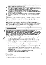 Preview for 11 page of MIA CF 1225A Manual