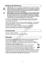 Preview for 8 page of MIA DB 8465 Instructions For Use Manual