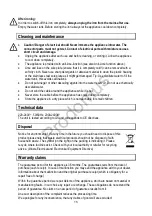 Preview for 15 page of MIA DB 8465 Instructions For Use Manual