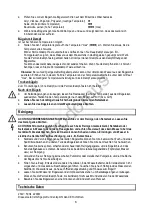 Preview for 6 page of MIA DB 8472 K Instructions For Use Manual