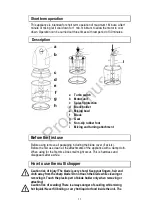 Preview for 11 page of MIA Double Power Instruction Manual/Safety Cautions