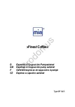 MIA EP 1621 Manual предпросмотр