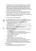 Preview for 12 page of MIA EW 3662T User Instructions