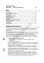 Предварительный просмотр 3 страницы MIA EW 3672 Manual