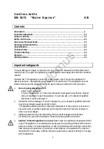 Предварительный просмотр 10 страницы MIA EW 3672 Manual