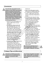 Предварительный просмотр 7 страницы MIA EW 4091 Instruction Manual