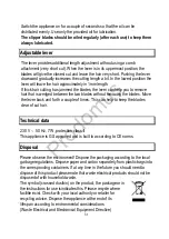 Preview for 20 page of MIA HC 0014 Instructions For Use Manual