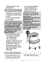 Preview for 8 page of MIA HF 5080 Instruction Manual